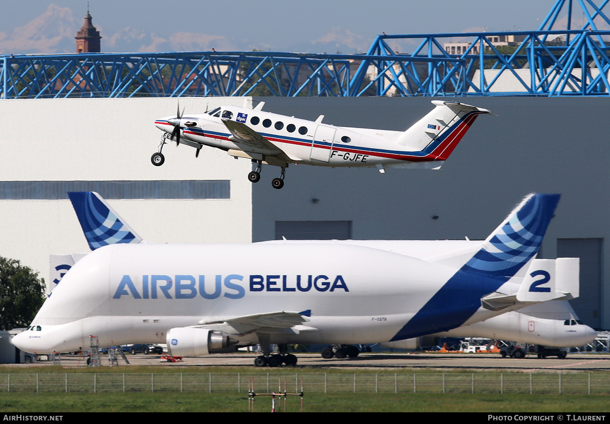 Aircraft Photo of F-GJFE | Beech B200 Super King Air | DGAC - Direction Générale de l'Aviation Civile | AirHistory.net #163561