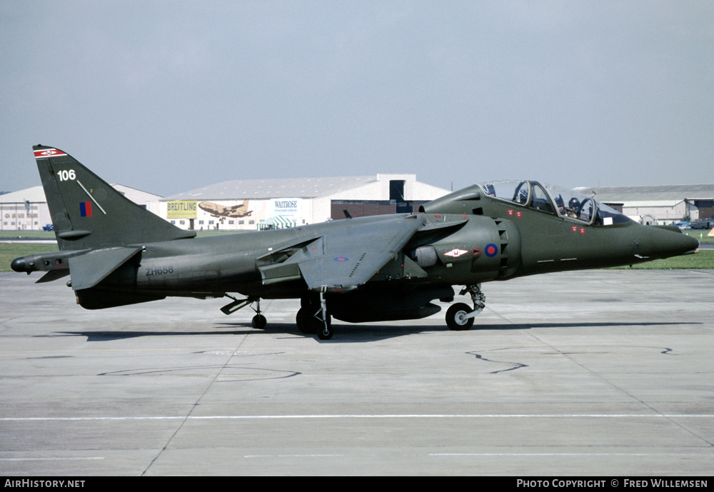 Aircraft Photo of ZH658 | British Aerospace Harrier T10 | UK - Air Force | AirHistory.net #163574