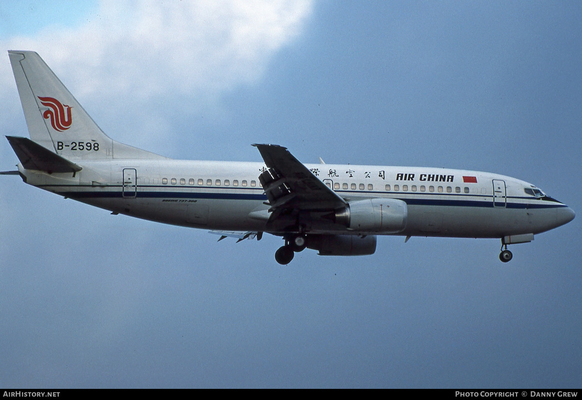 Aircraft Photo of B-2598 | Boeing 737-3J6 | Air China | AirHistory.net #163596