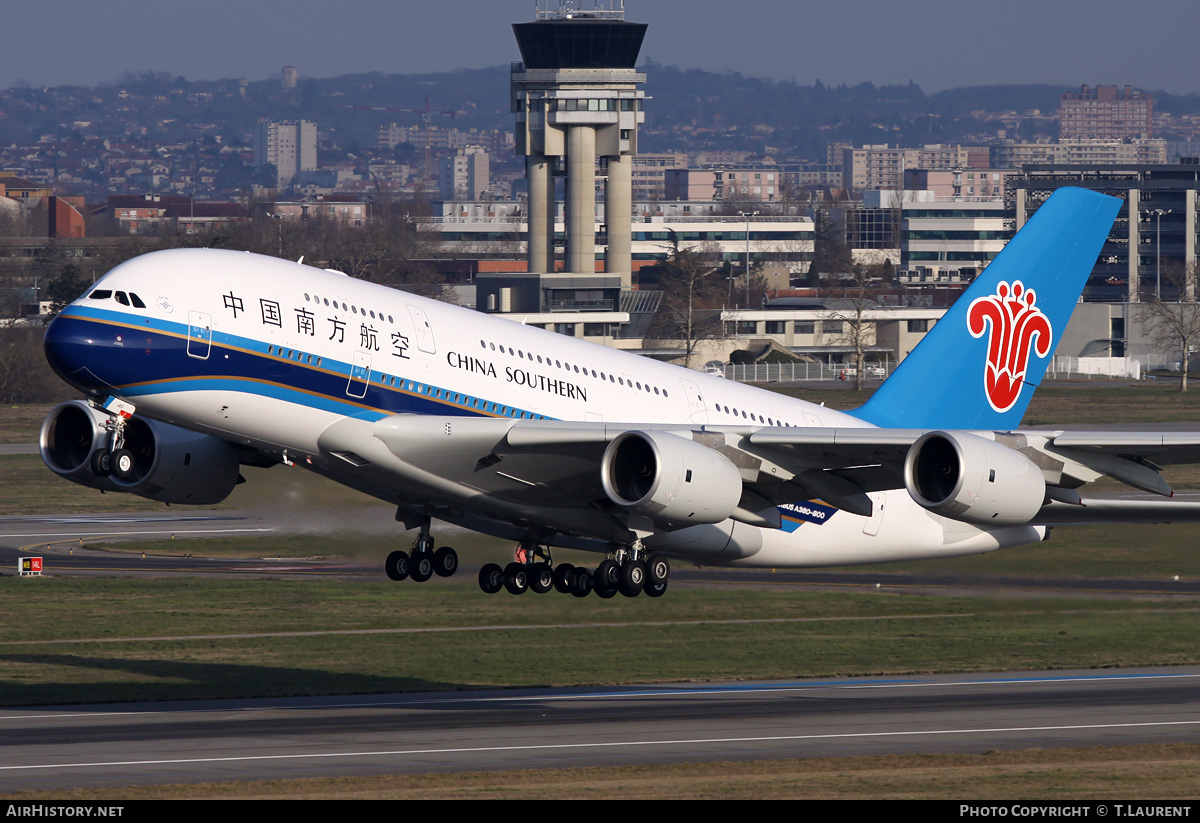 Aircraft Photo of B-6140 | Airbus A380-841 | China Southern Airlines | AirHistory.net #163618