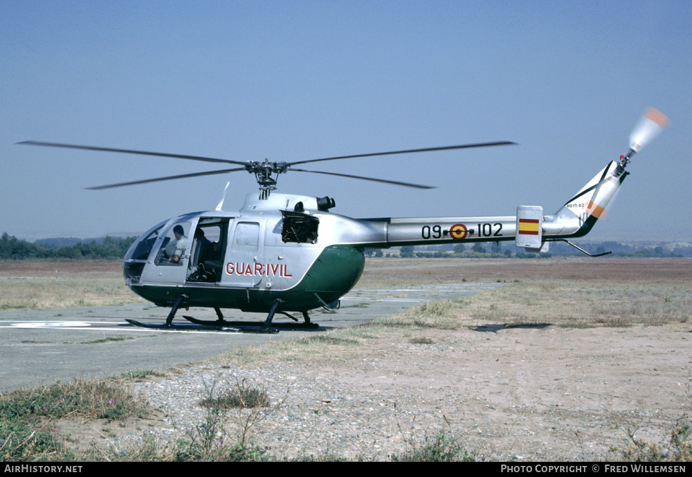 Aircraft Photo of HU15-02 | MBB BO-105CB | Spain - Guardia Civil | AirHistory.net #163623