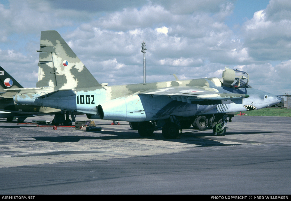 Aircraft Photo of 1002 | Sukhoi Su-25K | Czechia - Air Force | AirHistory.net #163635