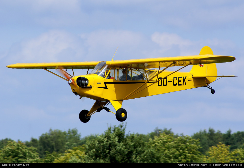 Aircraft Photo of OO-CEK | Piper L-4J Grasshopper (J-3C-65D) | AirHistory.net #163636