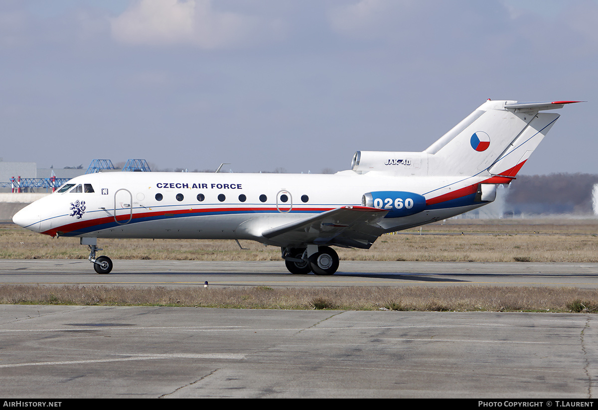 Aircraft Photo of 0260 | Yakovlev Yak-40 | Czechia - Air Force | AirHistory.net #163689