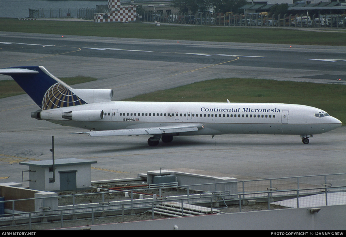 Aircraft Photo of N299AS | Boeing 727-2F9/Adv | Continental Micronesia | AirHistory.net #163693