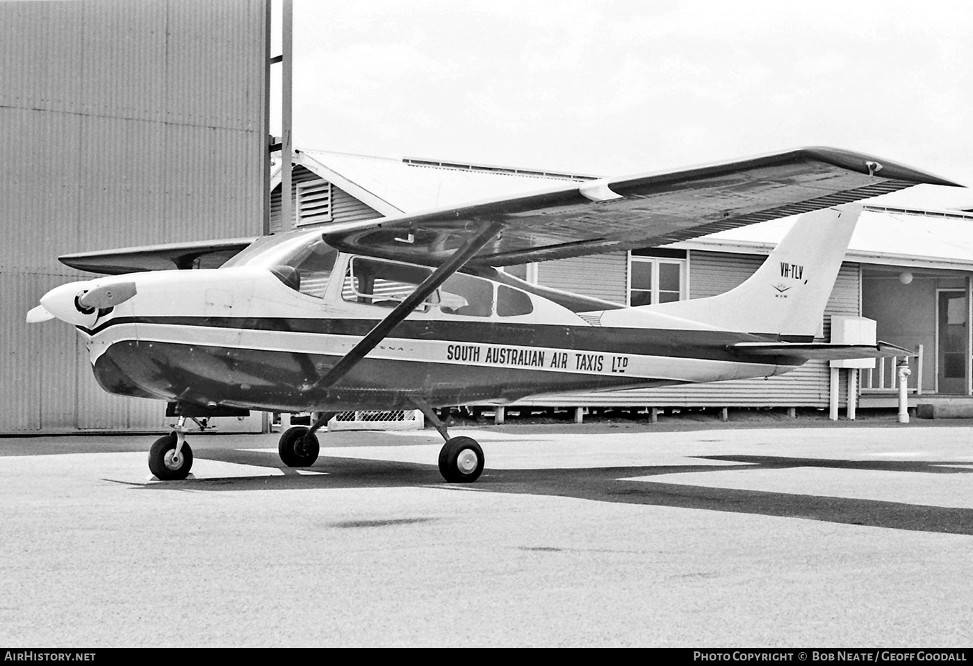 Aircraft Photo of VH-TLV | Cessna 210A | South Australian Air Taxis - SAAT | AirHistory.net #163700