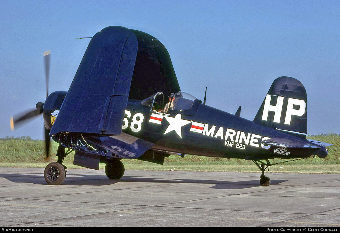 Aircraft Photo of N68HP / NX68HP | Vought F4U-4 Corsair | USA - Marines | AirHistory.net #163726