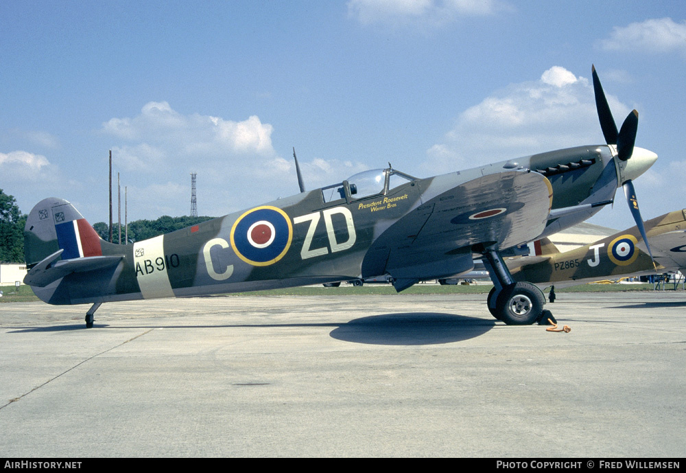 Aircraft Photo of AB910 | Supermarine 349 Spitfire LF5B | UK - Air Force | AirHistory.net #163776