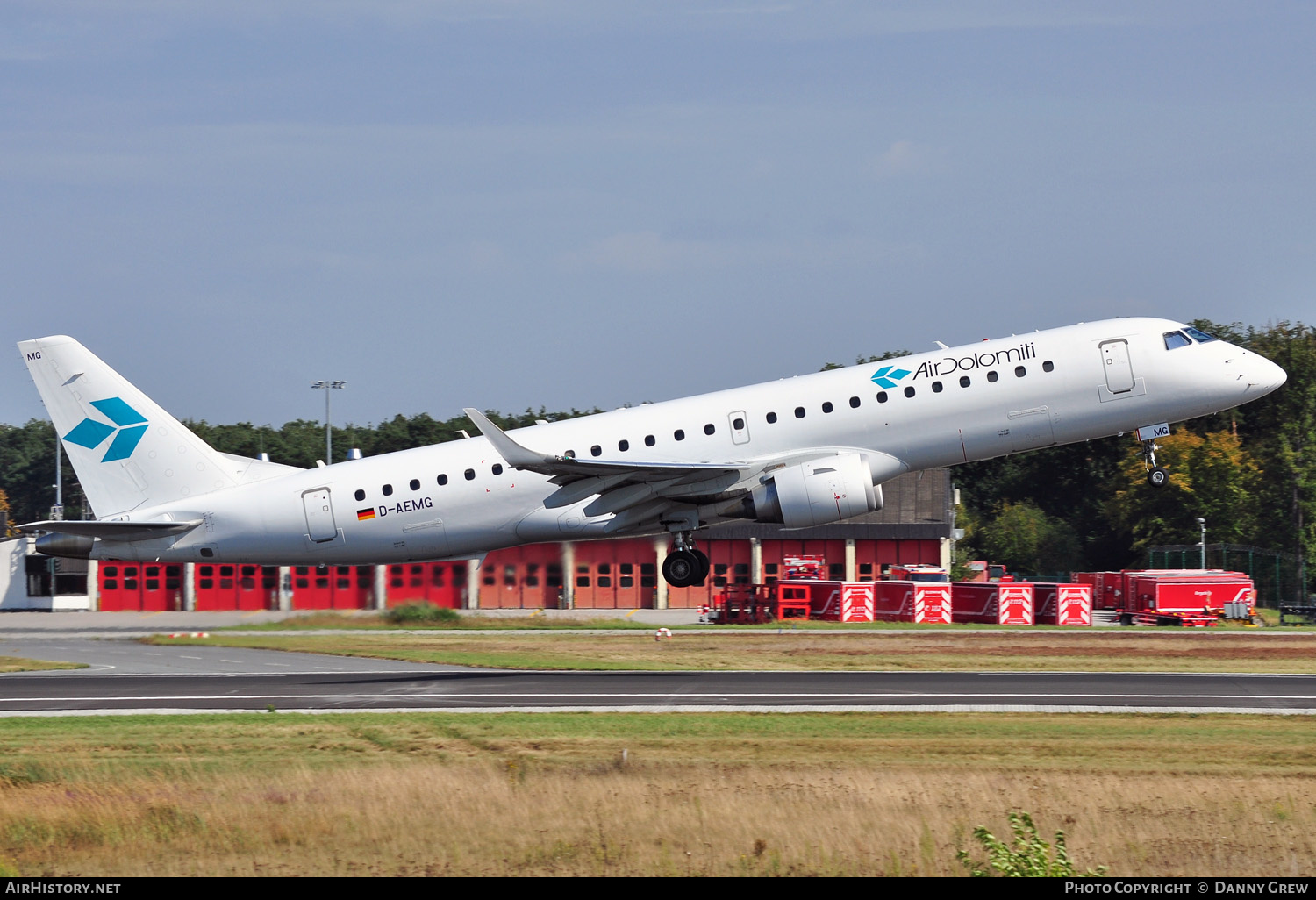 Aircraft Photo of D-AEMG | Embraer 190LR (ERJ-190-100LR) | Air Dolomiti | AirHistory.net #163788