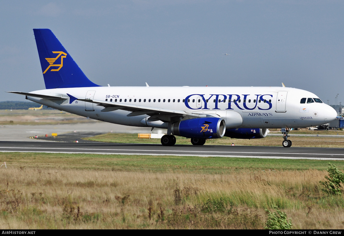 Aircraft Photo of 5B-DCN | Airbus A319-132 | Cyprus Airways | AirHistory.net #163793