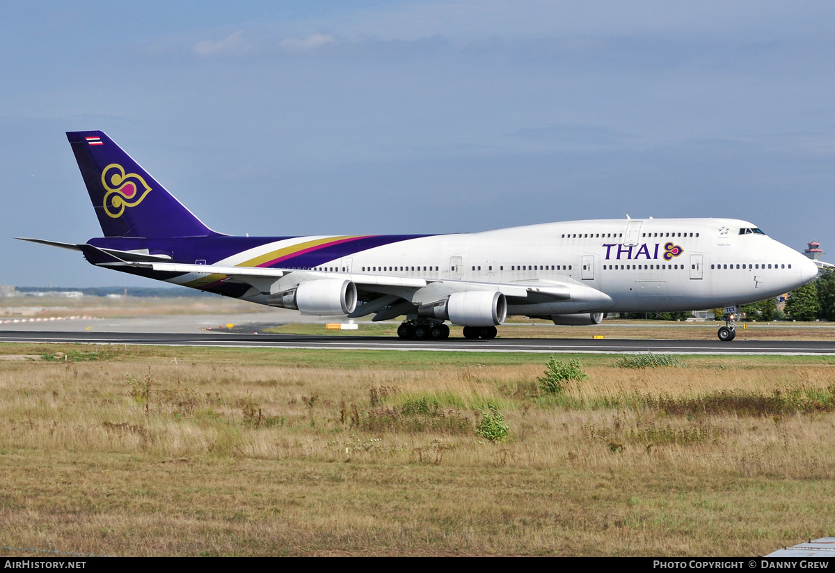 Aircraft Photo of HS-TGX | Boeing 747-4D7 | Thai Airways International | AirHistory.net #163803
