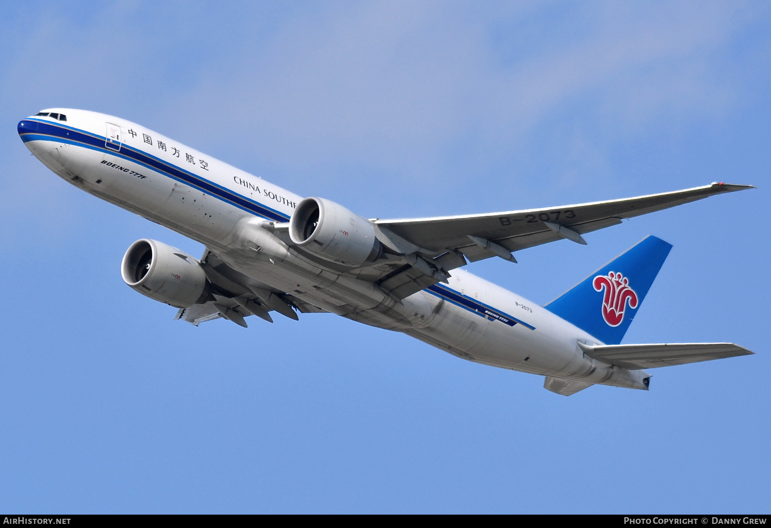 Aircraft Photo of B-2073 | Boeing 777-F1B | China Southern Airlines Cargo | AirHistory.net #163817