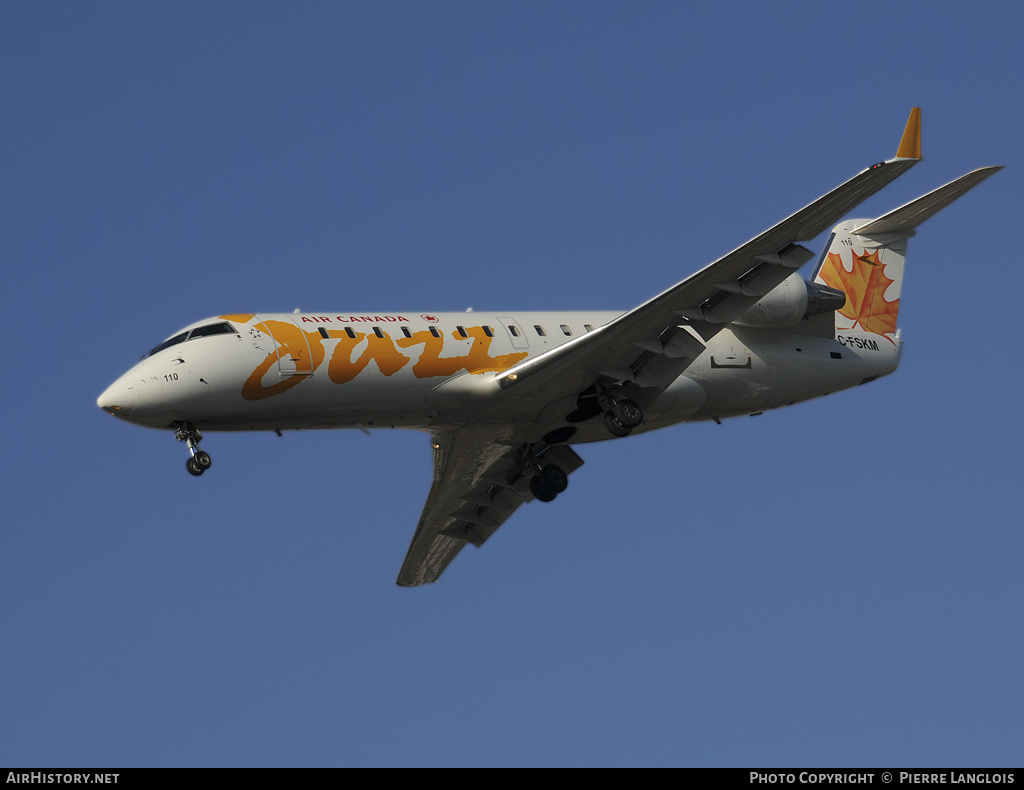 Aircraft Photo of C-FSKM | Canadair CRJ-100ER (CL-600-2B19) | Air Canada Jazz | AirHistory.net #163834