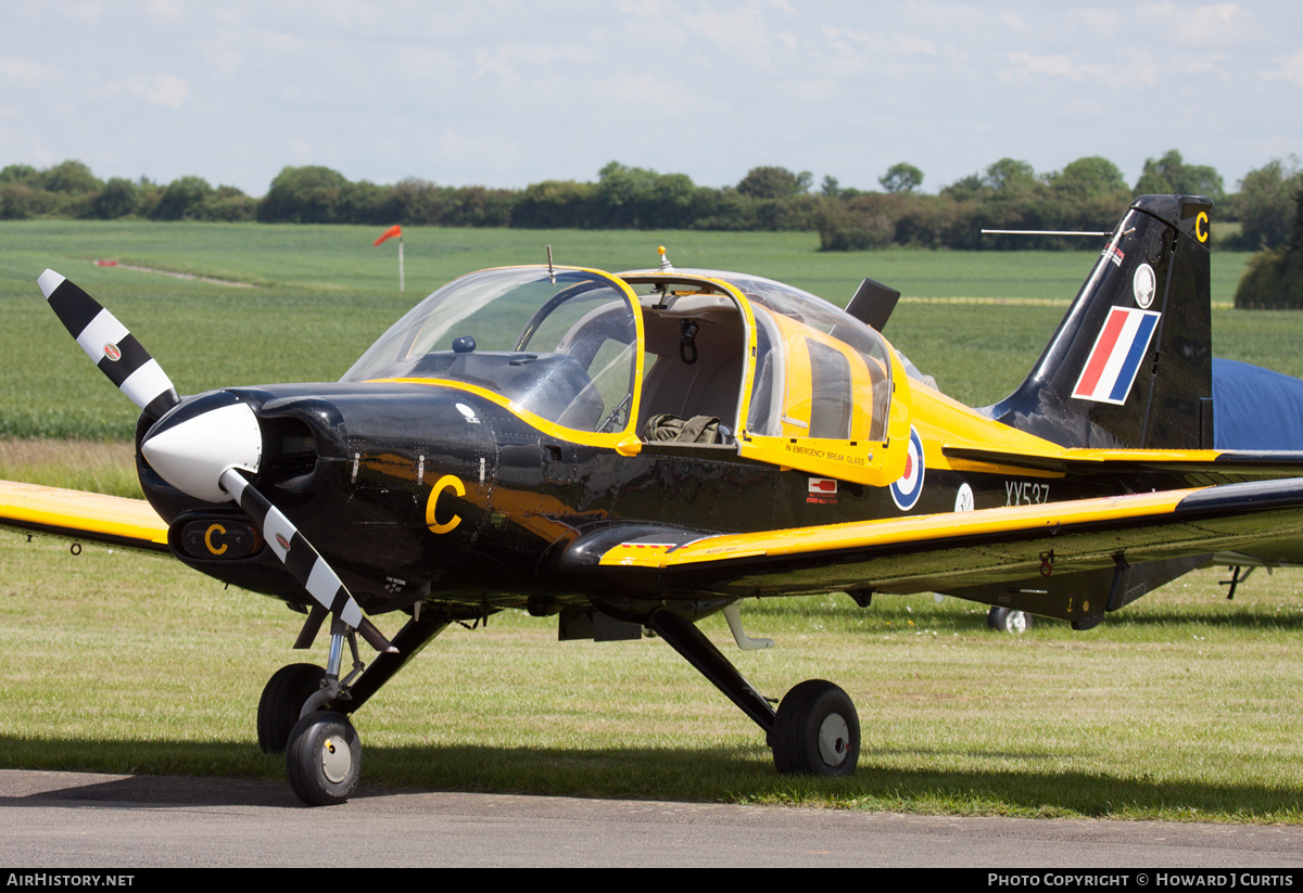 Aircraft Photo of G-CBCB / XX537 | Scottish Aviation Bulldog 120/121 | UK - Air Force | AirHistory.net #163841