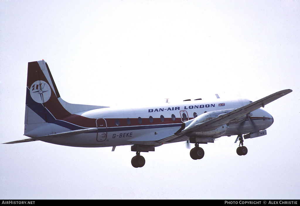 Aircraft Photo of G-BEKE | Avro 748 Srs1/105 | Dan-Air London | AirHistory.net #163844