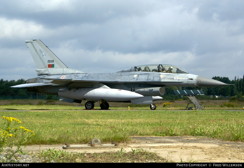 Aircraft Photo of 15118 | Lockheed F-16B Fighting Falcon | Portugal - Air Force | AirHistory.net #163846