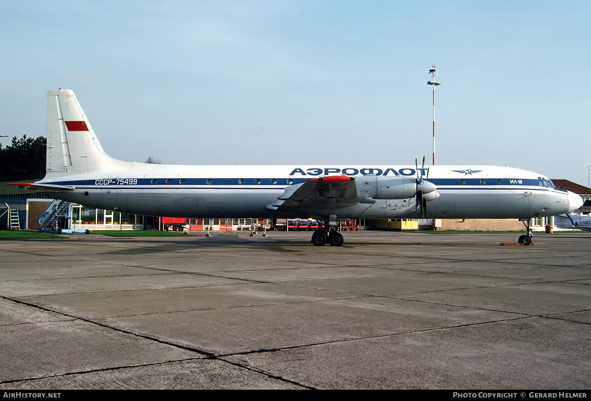 Aircraft Photo of CCCP-75499 | Ilyushin Il-18D | Aeroflot | AirHistory.net #163854