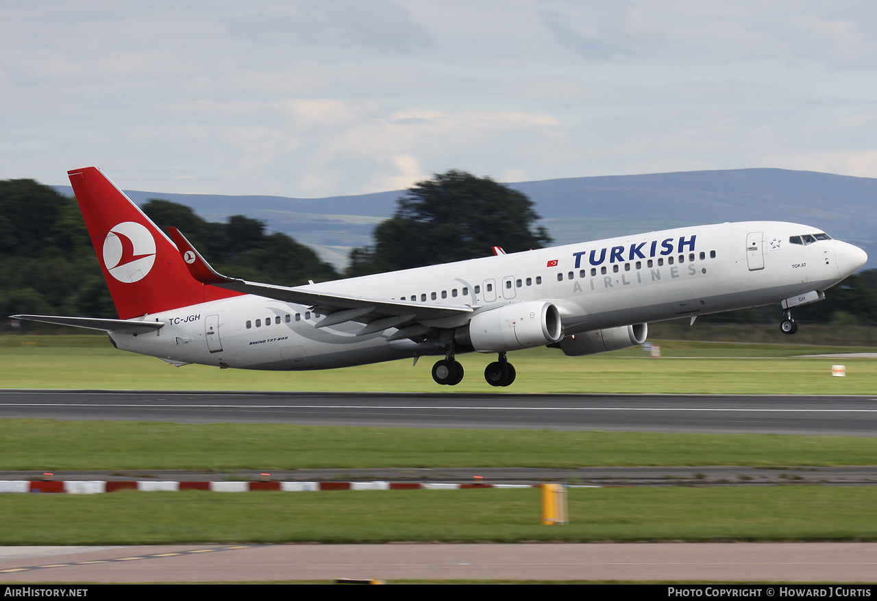 Aircraft Photo of TC-JGH | Boeing 737-8F2 | Turkish Airlines | AirHistory.net #163858