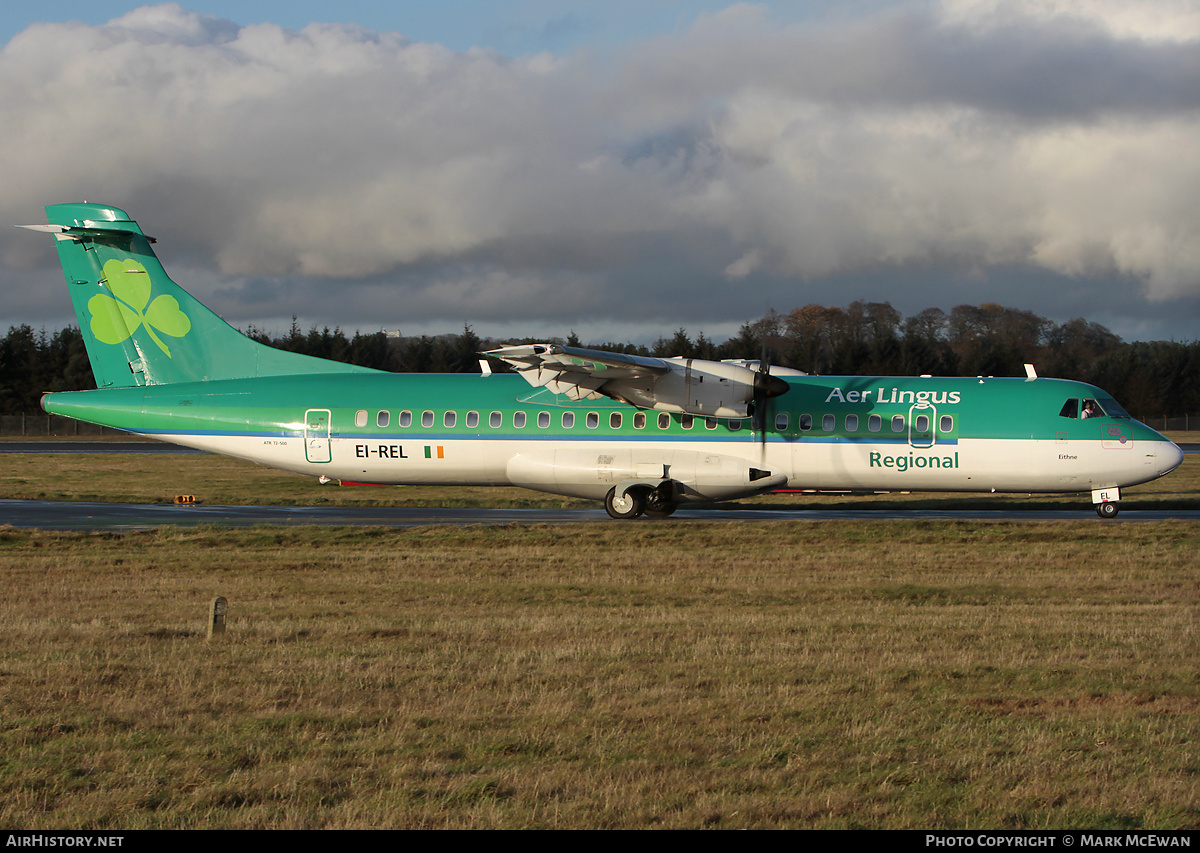 Aircraft Photo of EI-REL | ATR ATR-72-500 (ATR-72-212A) | Aer Lingus Regional | AirHistory.net #163866