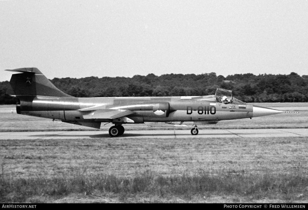 Aircraft Photo of D-8110 | Lockheed F-104G Starfighter | Netherlands - Air Force | AirHistory.net #163867