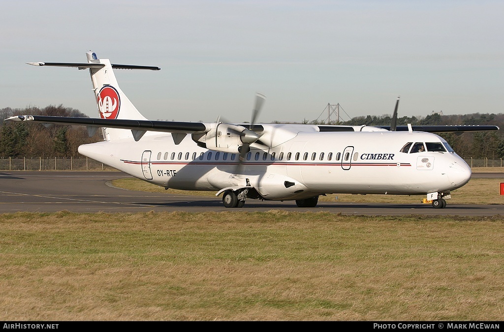 Aircraft Photo of OY-RTF | ATR ATR-72-202 | Cimber Air | AirHistory.net #163891