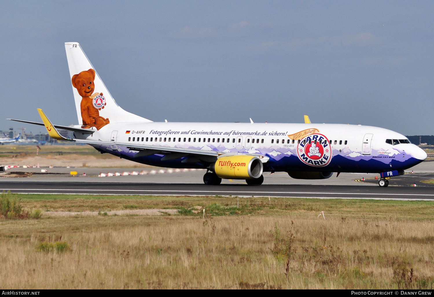 Aircraft Photo of D-AHFR | Boeing 737-8K5 | TUIfly | AirHistory.net #163892