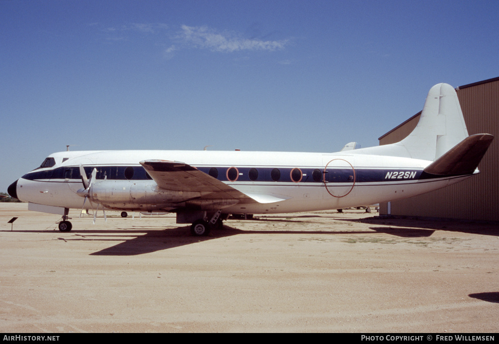 Aircraft Photo of N22SN | Vickers 744 Viscount | AirHistory.net #163899