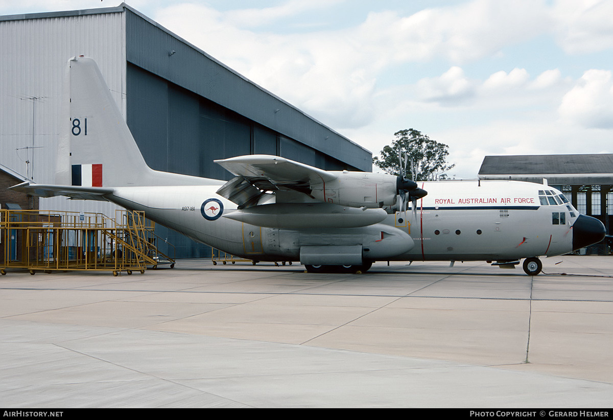 Aircraft Photo of A97-181 | Lockheed C-130E Hercules (L-382) | Australia - Air Force | AirHistory.net #163904