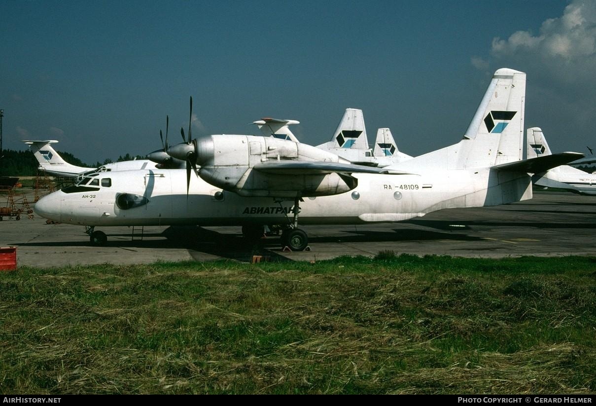 Aircraft Photo of RA-48109 | Antonov An-32A | Aviatrans | AirHistory.net #163905