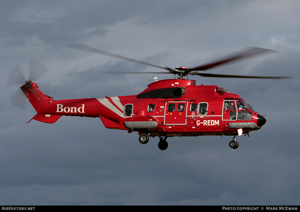 Aircraft Photo of G-REDM | Eurocopter AS-332L2 Super Puma Mk2 | Bond Offshore Helicopters | AirHistory.net #163910