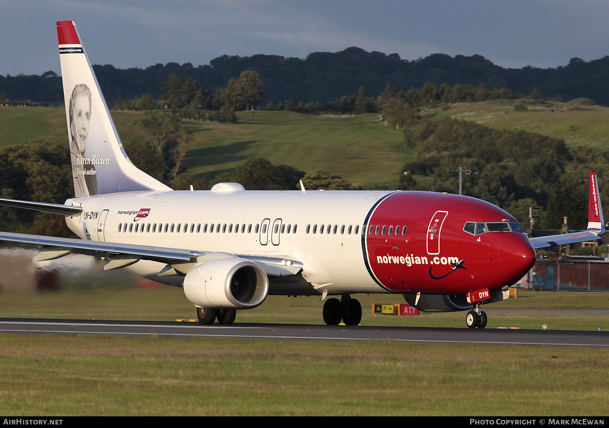 Aircraft Photo of LN-DYN | Boeing 737-8JP | Norwegian | AirHistory.net #163923