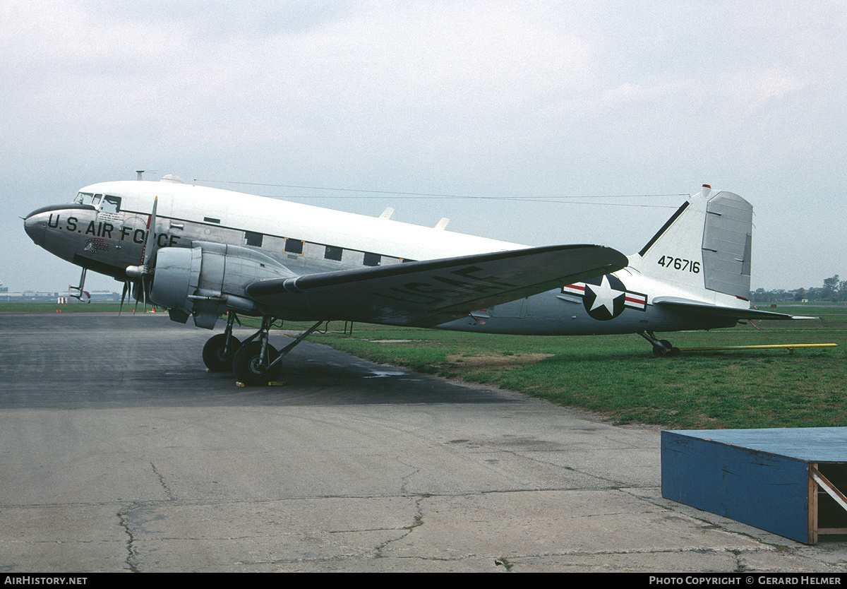 Aircraft Photo of N8704 / 476716 | Douglas C-47D Skytrain | USA - Air Force | AirHistory.net #163938