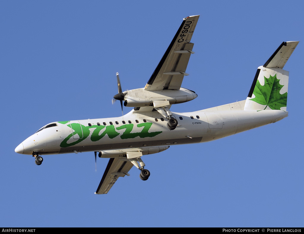 Aircraft Photo of C-FSOU | De Havilland Canada DHC-8-311Q Dash 8 | Air Canada Jazz | AirHistory.net #163945