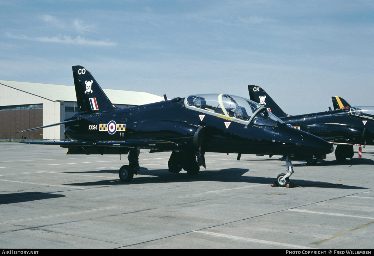 Aircraft Photo of XX194 | British Aerospace Hawk T.1A | UK - Air Force | AirHistory.net #163956