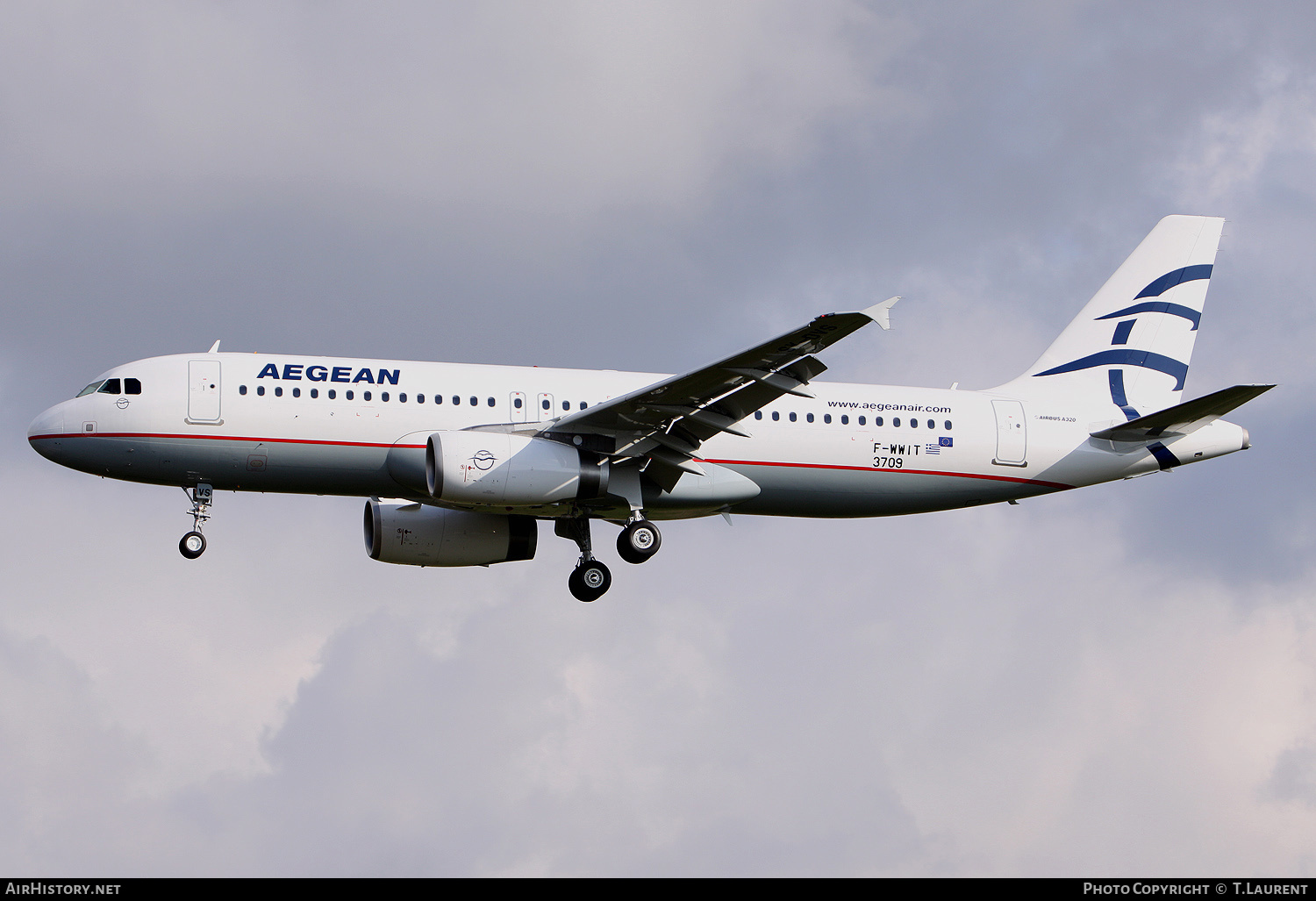Aircraft Photo of F-WWIT | Airbus A320-232 | Aegean Airlines | AirHistory.net #164016