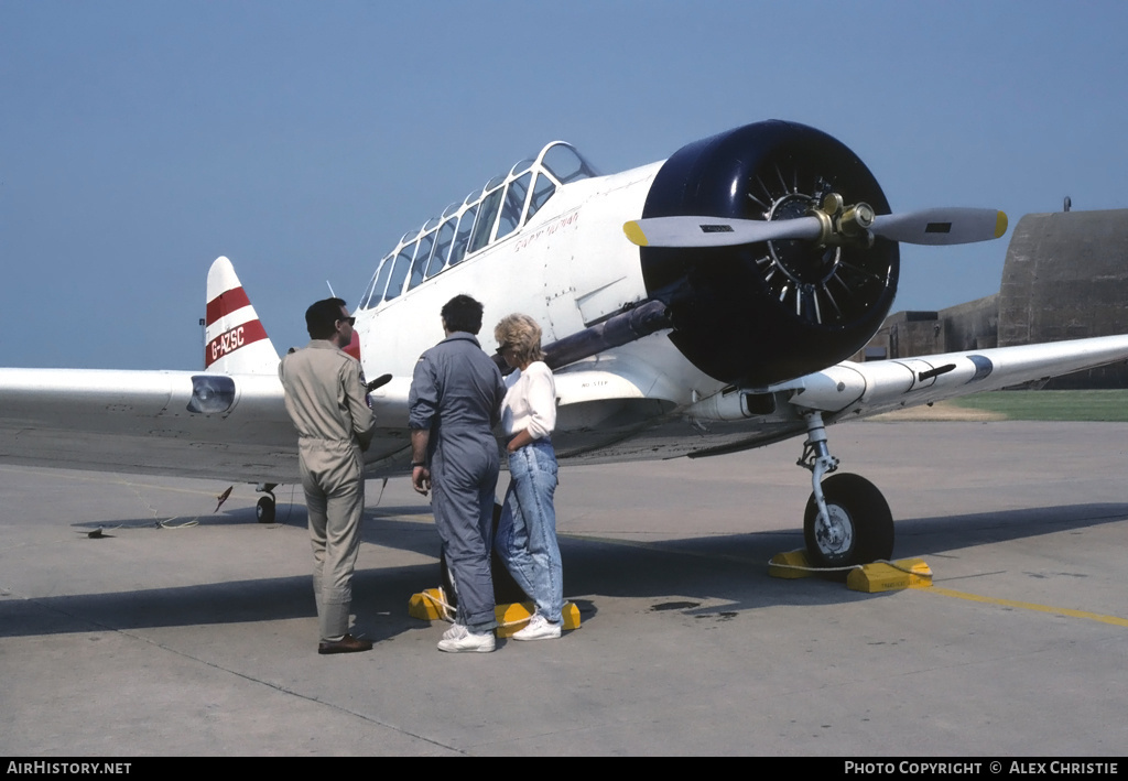 Aircraft Photo of G-AZSC | North American AT-16 Harvard IIB | AirHistory.net #164027