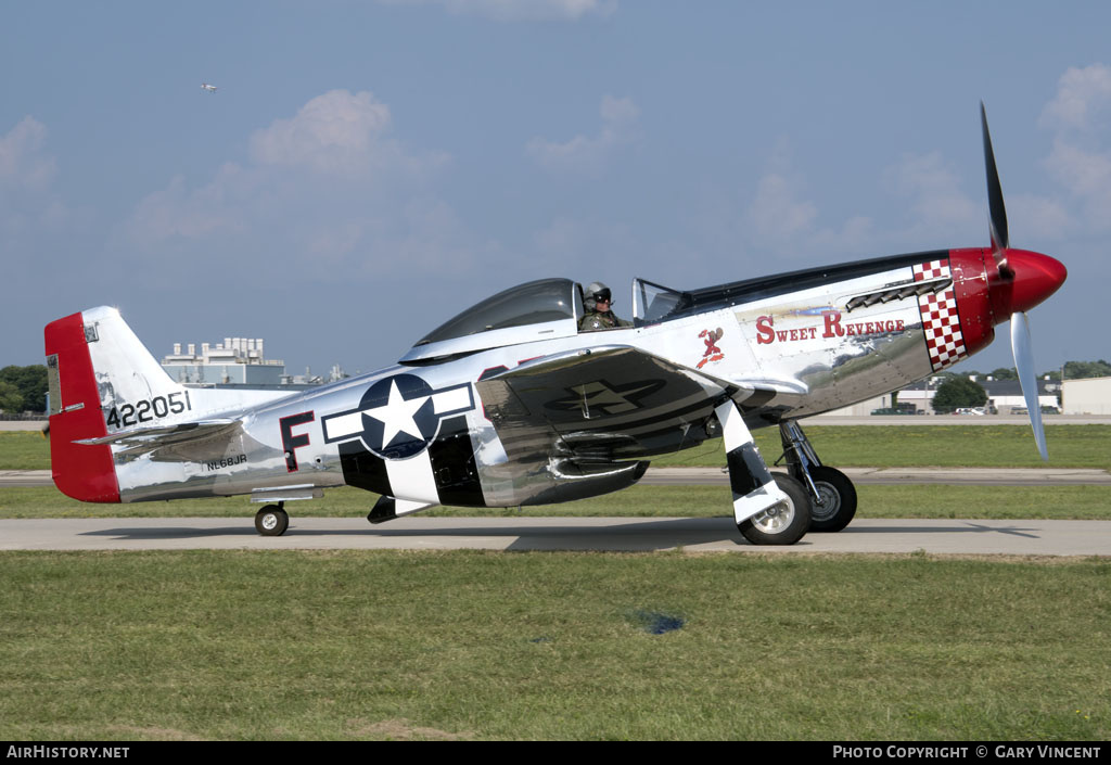 Aircraft Photo of N68JR / NL68JR / 422051 | North American P-51D Mustang | USA - Air Force | AirHistory.net #164028