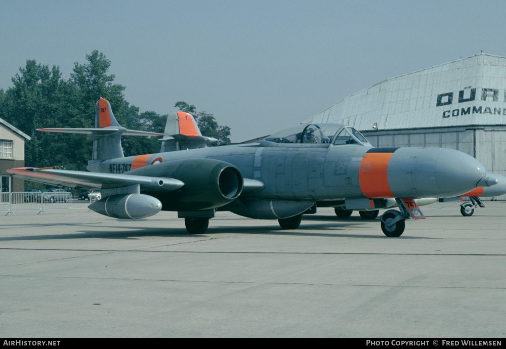 Aircraft Photo of NF14-747 | Gloster Meteor NF14 | France - Air Force | CEV - Centre d'Essais en Vol | AirHistory.net #164037