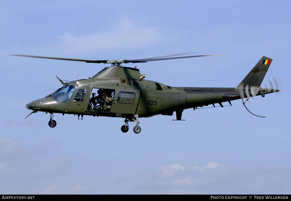 Aircraft Photo of H29 | Agusta A-109HA (A-109BA) | Belgium - Army | AirHistory.net #164044