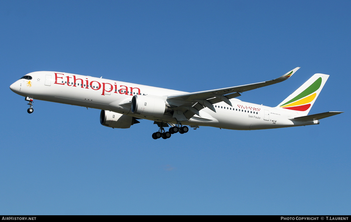 Aircraft Photo of F-WZNF | Airbus A350-941 | Ethiopian Airlines | AirHistory.net #164061
