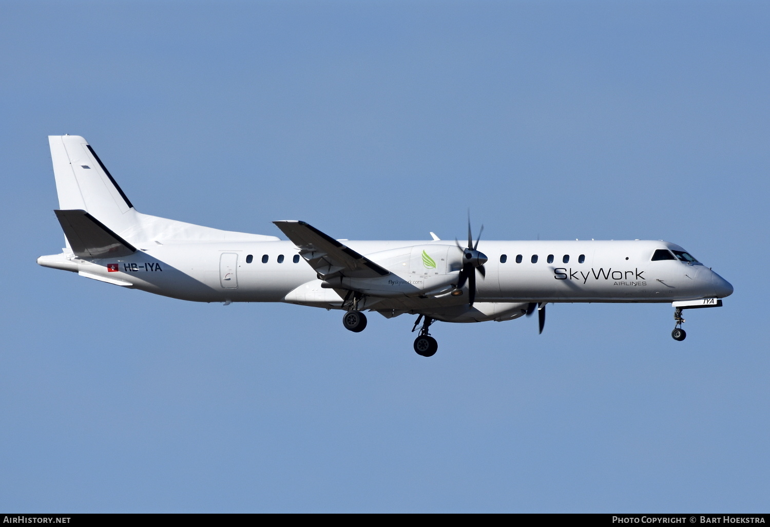 Aircraft Photo of HB-IYA | Saab 2000 | SkyWork Airlines | AirHistory.net #164070