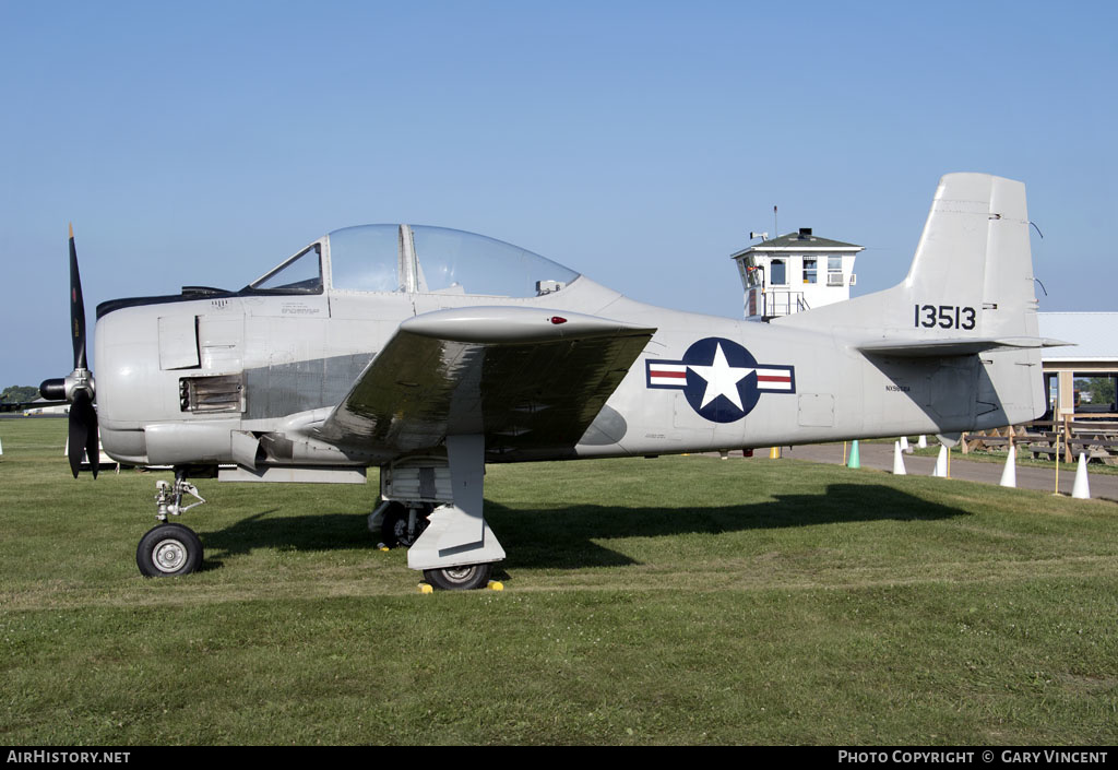 Aircraft Photo of N9868A / 13513 | North American T-28S Fennec | USA - Air Force | AirHistory.net #164078