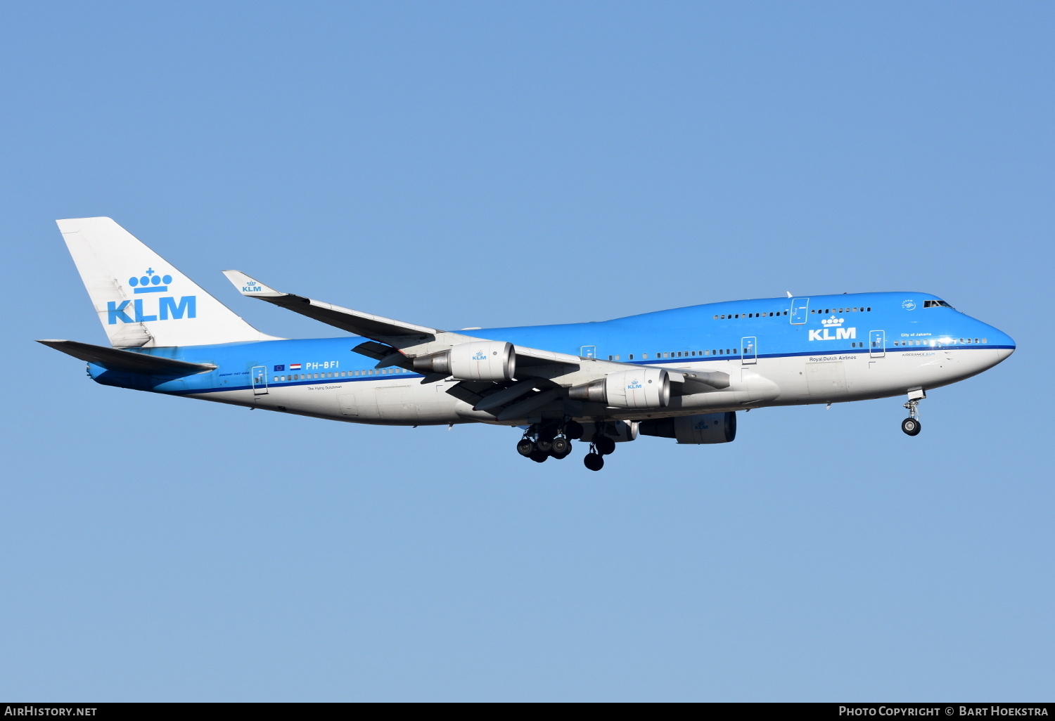 Aircraft Photo of PH-BFI | Boeing 747-406M | KLM - Royal Dutch Airlines | AirHistory.net #164087