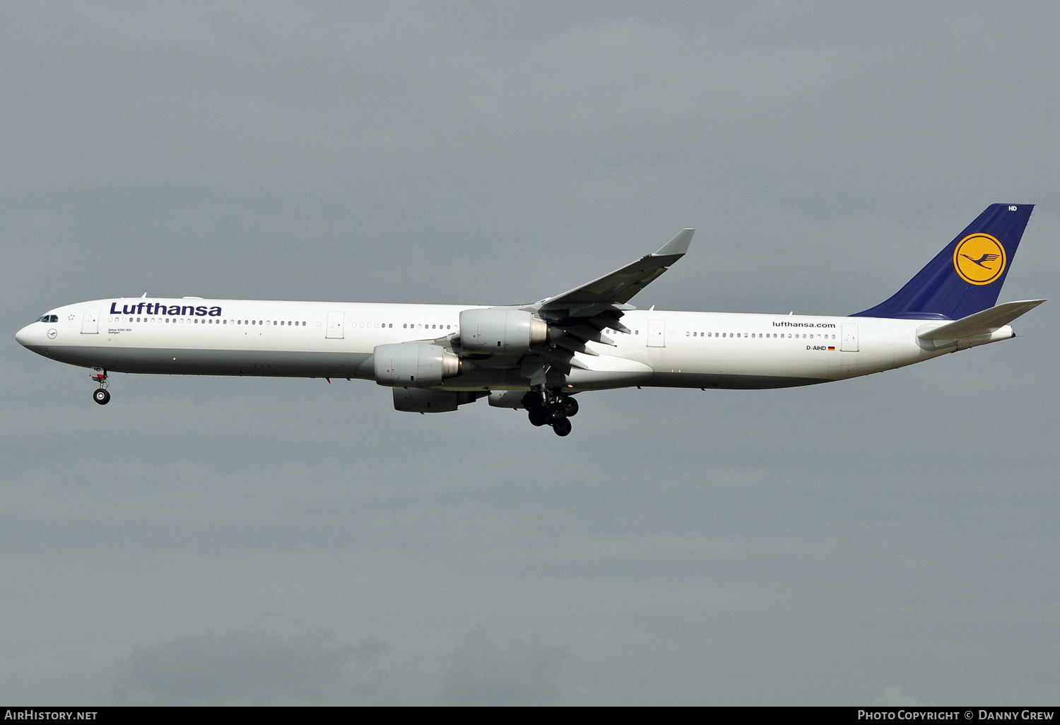 Aircraft Photo of D-AIHD | Airbus A340-642 | Lufthansa | AirHistory.net #164089