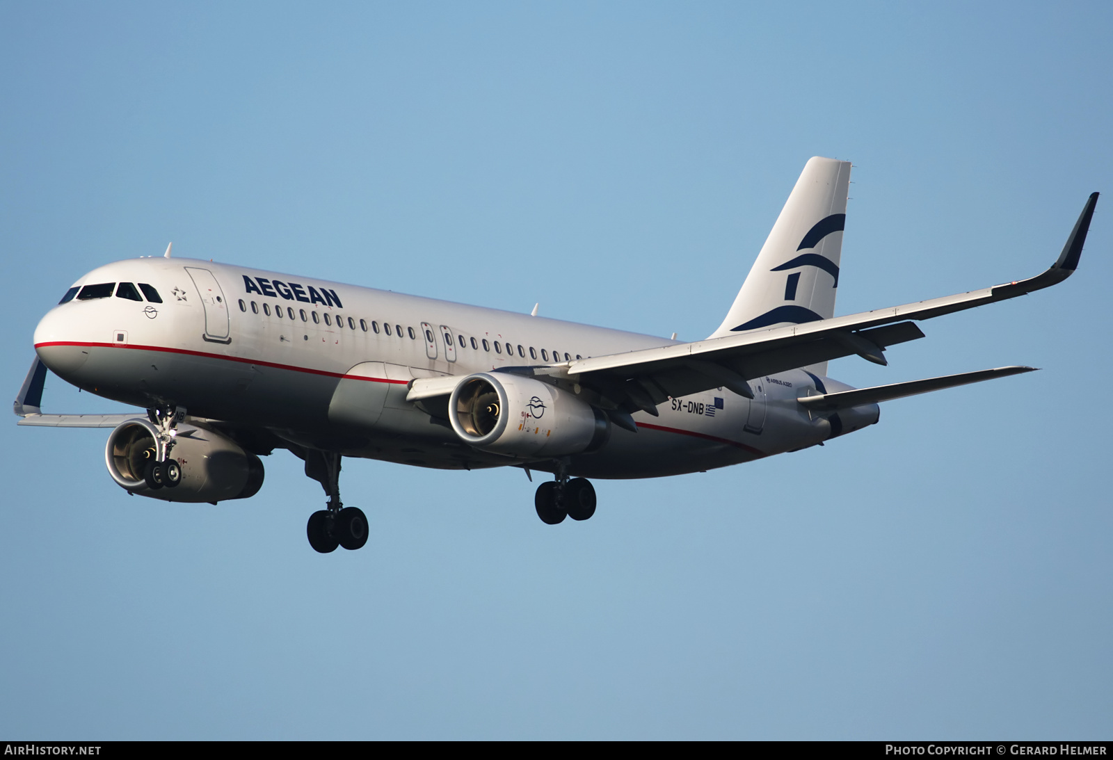 Aircraft Photo of SX-DNB | Airbus A320-232 | Aegean Airlines | AirHistory.net #164100