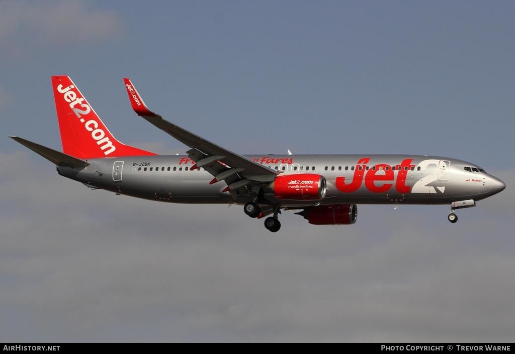 Aircraft Photo of G-JZBK | Boeing 737-800 | Jet2 | AirHistory.net #164107