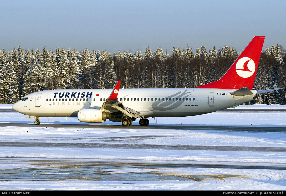 Aircraft Photo of TC-JGR | Boeing 737-8F2 | Turkish Airlines | AirHistory.net #164111