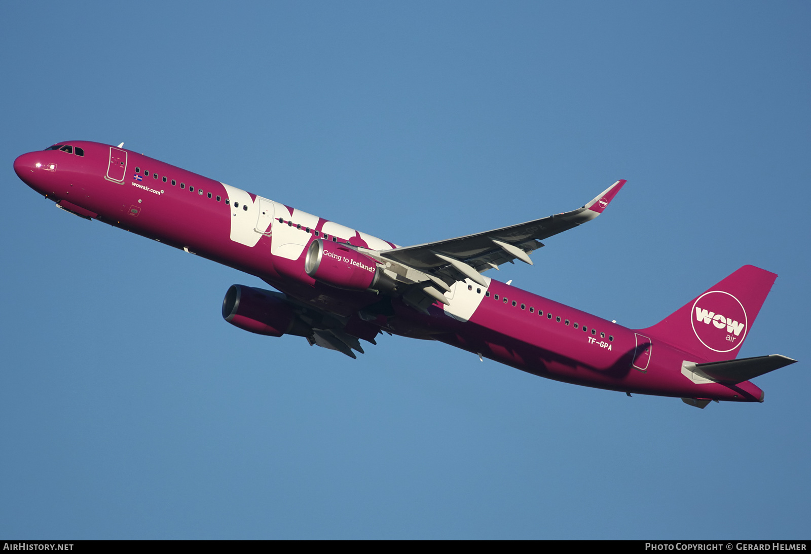 Aircraft Photo of TF-GPA | Airbus A321-211 | WOW Air | AirHistory.net #164119