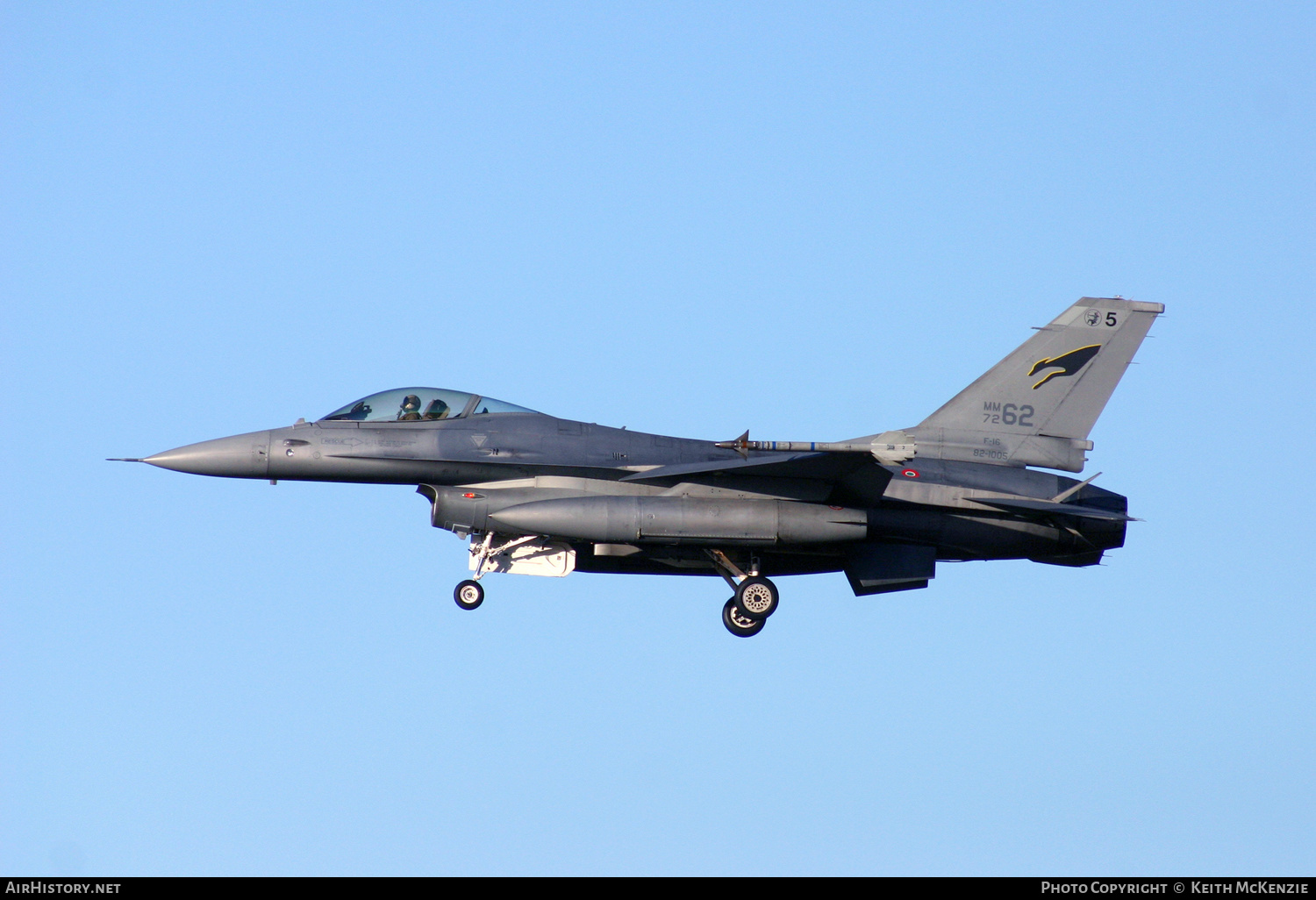Aircraft Photo of MM7262 | General Dynamics F-16A/ADF Fighting Falcon | Italy - Air Force | AirHistory.net #164134