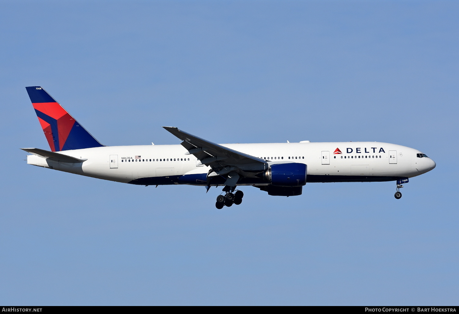 Aircraft Photo of N867DA | Boeing 777-232/ER | Delta Air Lines | AirHistory.net #164135